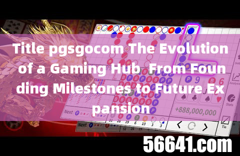 Title pgsgocom The Evolution of a Gaming Hub  From Founding Milestones to Future Expansion